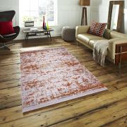 Reform Halı Şiir Koleksiyonu 6700 Turuncu Makine Halısı 120x180 cm