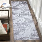 Reform Halı Karayel Koleksiyonu 3700 Gri-Siyah Makine Halısı 100x200 cm