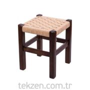 HASIRLI AHSAP TABURE TB2 MM1133 28*36*28 CM