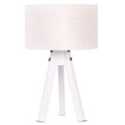 Rem Market Tripod Abajur Beyaz Şapka + Beyaz Ayak - EL1024