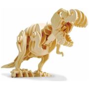 Dinazor T-Rex Uzaktan Kumandalı 3D Ahşap Puzzle D200