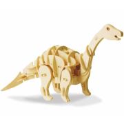 Dinazor Apatosarus Ses Kontrollü Hareketli 3D Ahşap Puzzle D450