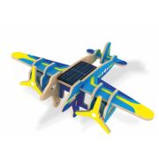 Güneş Enerjili Bombardıman Uçağı 3D Ahşap Puzzle P330S
