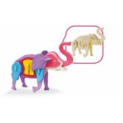Fil 3D Boyamalı Puzzle JP215B