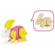 Tavşan 3D Boyamalı Puzzle JP223B