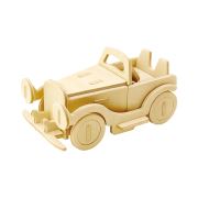 Klasik Araba Mini 3D Ahşap Puzzle JP110