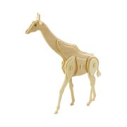 Zürafa Mini 3D Ahşap Puzzle JP243
