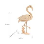 Flamingo Mini 3D Ahşap Puzzle JP269