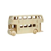Londra Otobüsü Mini 3D Ahşap Puzzle JP238