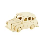 Londra Taksisi Mini 3D Ahşap Puzzle JP256