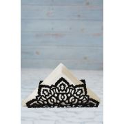 Roy Home Peçetelik Motif Siyah