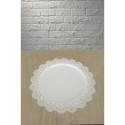 Roy Home Metal Tepsi Desenli Beyaz