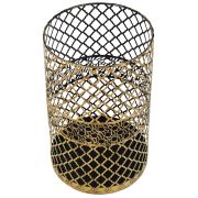 Roy Home Çok Amaçlı Sepet 300x480 mm Siyah Sarı Patine