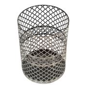 Roy Home Çok Amaçlı Sepet 350x480 mm Siyah Gümüş Patine