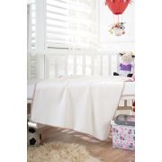 Şaheser 2'li Çok Amaçlı Bebek Pikesi Beyaz 80x80 - 80x120 cm