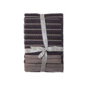 Şaheser Banyo Havlu Takımı 2'li Set Renkli 3 50x90 - 70x140 cm