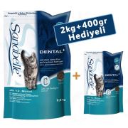 Sanabelle Dental Glutensiz Ağız ve Diş Bakımı Destekleyici Kedi Maması 2 Kg+ 2 Kg Hediyeli