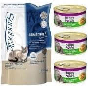 Sanabelle Sensitive Glutensiz Kuzu Etli Hassas Kedi Maması 10 Kg+Paticat Sabunlu Kedi Kumu 10 Kg Hediye
