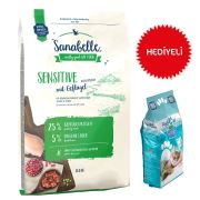 Sanabelle Sensitive Poultry Glutensiz Kedi Maması 10 Kg+Paticat Sabunlu Kedi Kumu 10 Kg Hediye