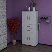 Sanal Mobilya Sorrento Çok Amaçlı Mutfak Dolabı G3-Ç4-K1-K1 Beyaz