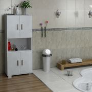 Sanal Mobilya Sorrento Çok Amaçlı Banyo Dolabı G3-K1-K1 Beyaz