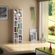 Sanal Mobilya Resital Beyaz Kitaplık 3D-2A-2B