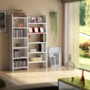 Sanal Mobilya Resital Beyaz Kitaplık 3D-4B-6A