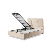 Sanatde Beykoz Krem Tek Kişilik Baza + Başlık 120x200 cm