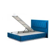 Sanatde Maxima Mavi Çift Kişilik Baza + Başlık 150x200 cm