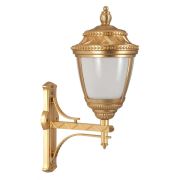 Şanlı 1707 Alüminyum Altın Yıldız Boyalı Hasır Model Fener Duvar Aplik