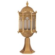 Şanlı 1763 Alüminyum Altın Yıldız Boyalı Osmanlı Fener Set Üstü