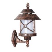 Şanlı 864 Dış Mekan Abs 42 cm Polikarbon Camlı Klasik Fener Duvar Aplik