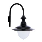 Arman Lighting 50 cm Dış Mekan Polikarbon Metal Camlı Duvar Aplik Fenerler ARL 1360