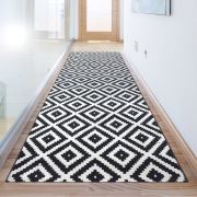 Saray Halı Tilla 012 Mozaik Desen Kesme Yolluk 80'lik Ölçü 80x450 cm