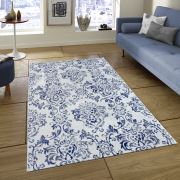 Saray Halı Tilla 035 Sarmaşık Desen Lacivert / Gri Modern Halı 120x170 cm
