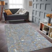 Saray Halı Tilla 035 Sarmaşık Desen Gold / Gri Modern Halı 120x170 cm