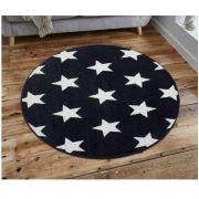 Saray Tilla 014 Renkli Modern Daire Halı 150x150 cm 150x150 cm