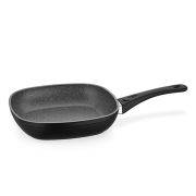 Schafer Granit Gastronomie Kare Tava 28 cm Siyah