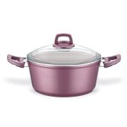 Schafer Granit Eco Derin Tencere 24 cm Pembe