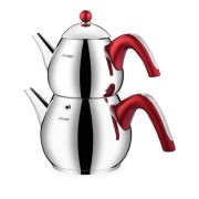 Schafer 4 Parça Tea Chef Küçük Boy Çaydanlık - Kırmızı