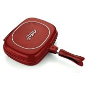 Schafer Granit Grill Pan 32 cm Kırmızı