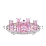 Schafer Palast Çay Seti - Heybeli 21 Parça Pembe (PEM01)