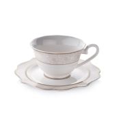 Schafer 12 Parça Dantella Çay Fincan Takımı - Gld01