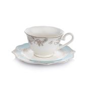 Schafer 12 Parça Dantella Çay Fincan Takımı - Mav01
