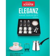 Schafer 19 Parça Eleganz Kahve Sunum Seti - 62528