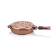 Schafer Granit Grill Pan Yuvarlak 30 cm Rose Gold