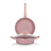W.B.Schafer Essen 3 Prç.Tencere Seti - Pembe