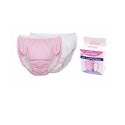 Sevi Bebe 2'Li Alıştırma Külodu Pembe-Beyaz 2 No: 15-20 Kg