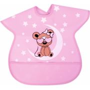 Sevi Bebe Büyük Muşamba Önlük Pembe
