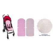 Sevi Bebe Klimalı Puset ve Oto Koltuğu Minderi - Pembe